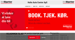 Desktop Screenshot of holteautocenter.dk